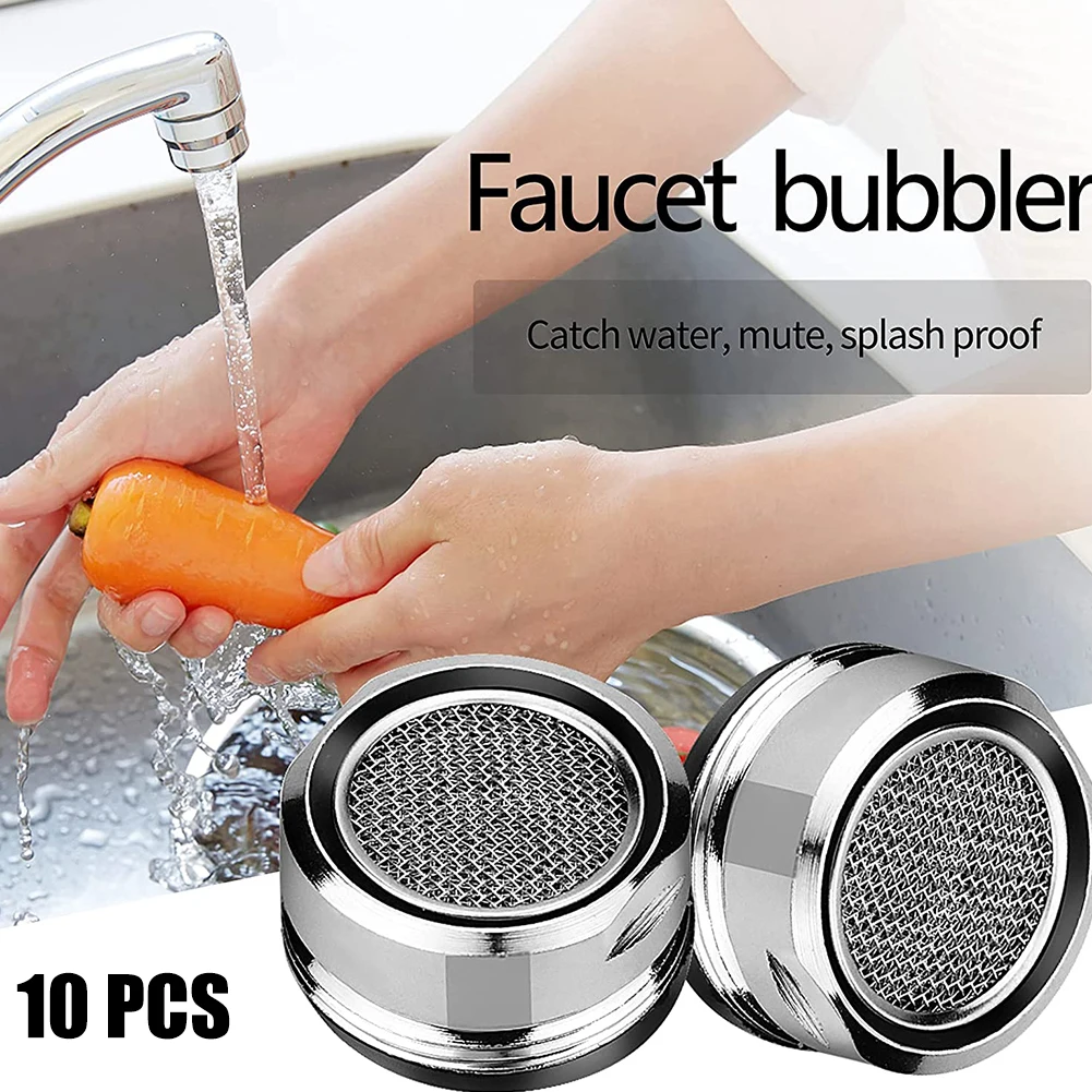 10pc Brass Water Saving Faucet Tap Aerator Replaceable Filter Mixed Nozzle M24 Copper Shell Kitchen Bathroom Basin Tap Aerators
10pc Brass Water Saving Faucet Tap Aerator Replaceable Filter Mixed Nozzle M24 Copper Shell Kitchen Bathroom Basin Tap Aerators