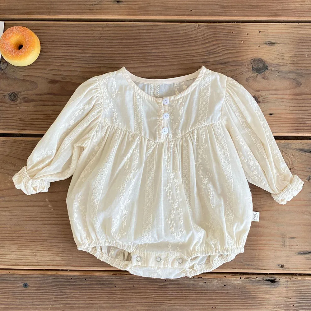 Newborn Bodysuit Cotton Apricot Vintage Spring Autumn Infant Clothing 1st Birthday Baby Girl Long Sleeve Romper
Newborn Bodysuit Cotton Apricot Vintage Spring Autumn Infant Clothing 1st Birthday Baby Girl Long Sleeve Romper