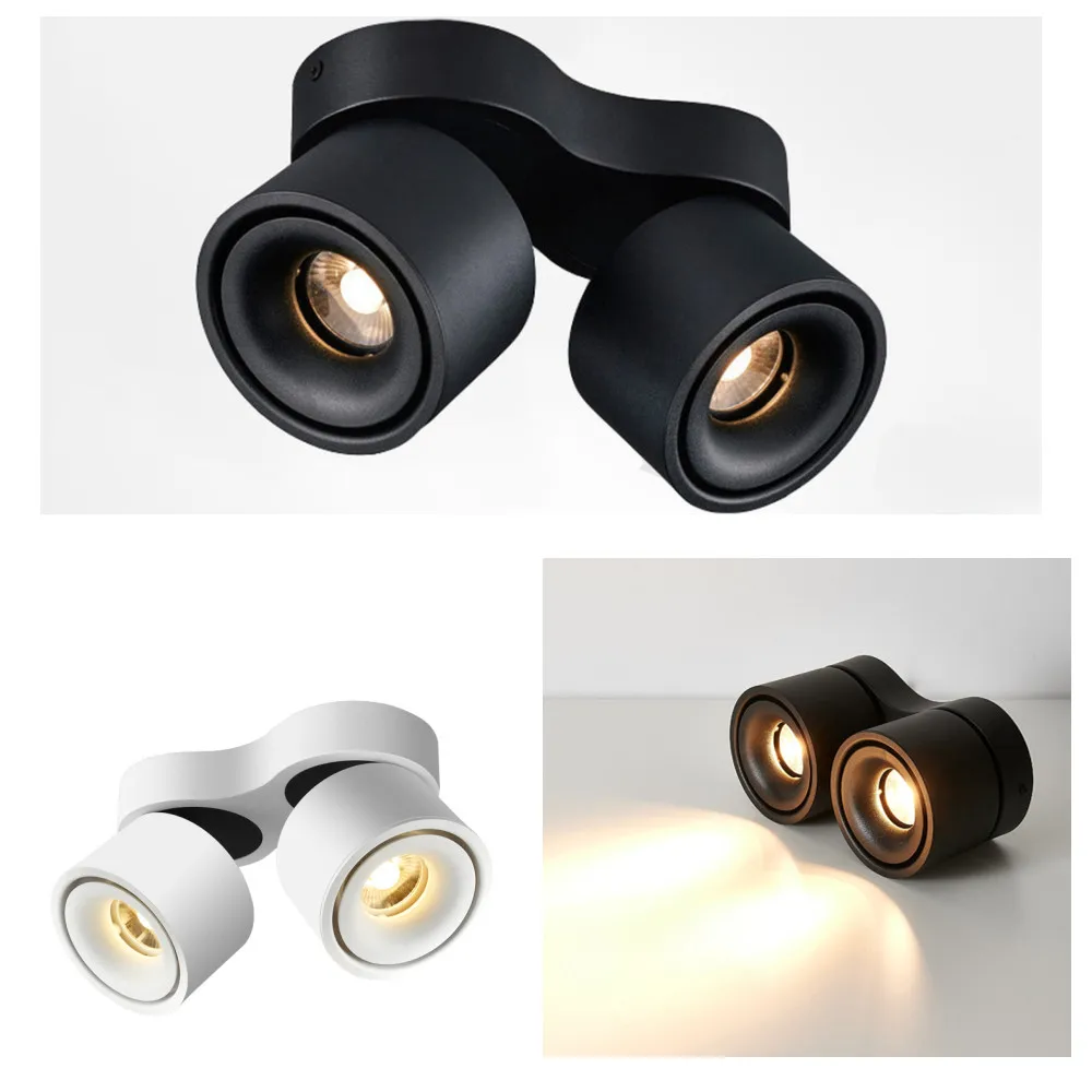 90° Folding 355° Rotating LED Downlight 5W/7W/12W/15W For Livingroom Foyer Bedroom Lighting Surface Mounted Ceiling Spot Lights
90° Folding 355° Rotating LED Downlight 5W/7W/12W/15W For Livingroom Foyer Bedroom Lighting Surface Mounted Ceiling Spot Lights