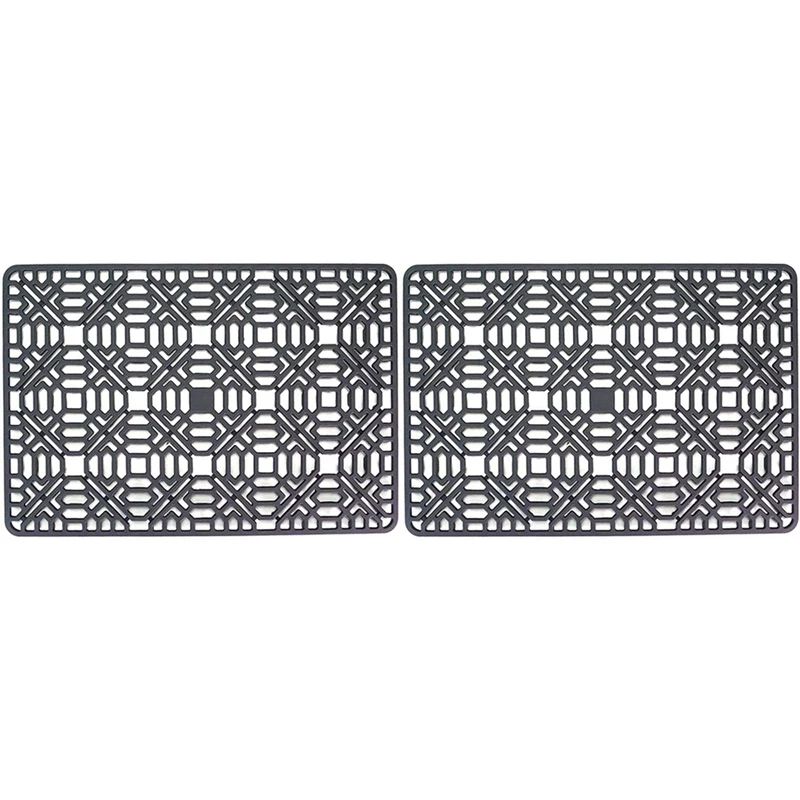 2X Sink Mat Kitchen Sink Protector For Bottom,Stainless Steel Or Porcelain Bowl Sink, Silicone Grey Non-Slip Heat
2X Sink Mat Kitchen Sink Protector For Bottom,Stainless Steel Or Porcelain Bowl Sink, Silicone Grey Non-Slip Heat