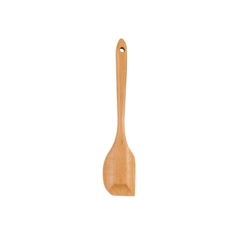 

6 шт., набор деревянной кухонной утвари, антипригарная лопатка с прорезями, ложка с длинной ручкой, кухонные принадлежности, для