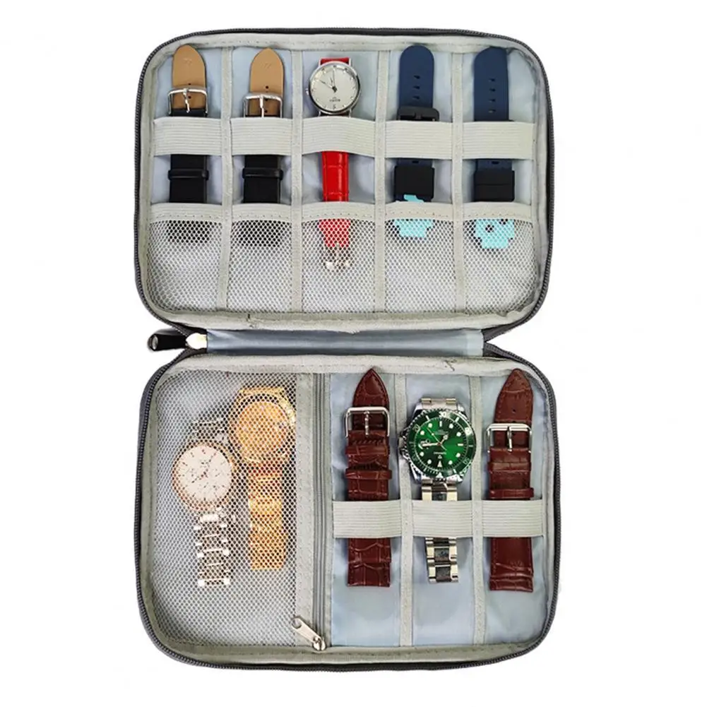 Watch Organizer Watchband Case Multifunction Waterproof Oxford Cloth Large Capacity Smart Watch Strap Storage Bag for Travel
Watch Organizer Watchband Case Multifunction Waterproof Oxford Cloth Large Capacity Smart Watch Strap Storage Bag for Travel