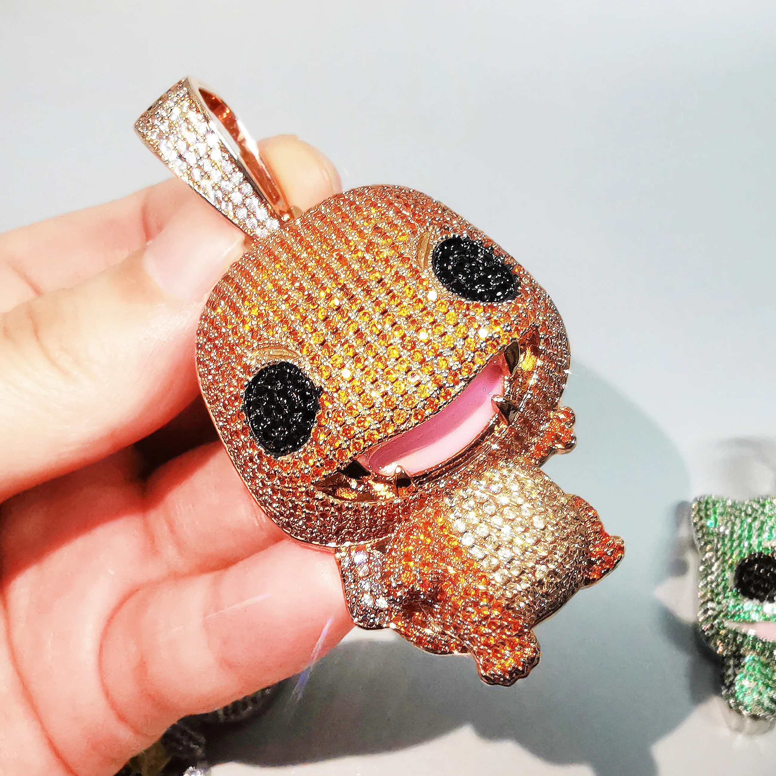 Hip Hop Cute Cartoon Animal Pendant Necklace Cubic Zirconia Charm Men's Women Jewelry Gift
Hip Hop Cute Cartoon Animal Pendant Necklace Cubic Zirconia Charm Men's Women Jewelry Gift