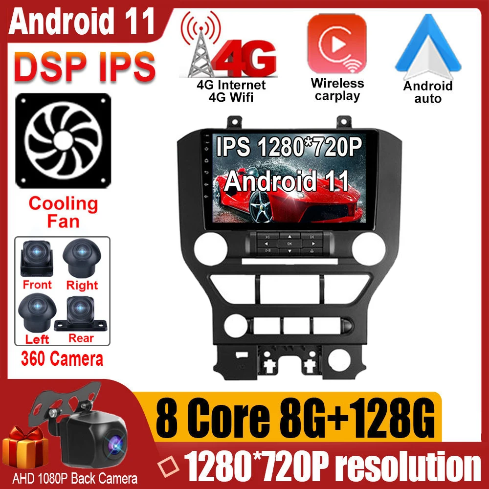 DSP Android 11 For Ford Mustang VI S550 2014 - 2021 IPS Screen Car Video Player Carplay Radio Stereo GPS Navigation Multimedia
DSP Android 11 For Ford Mustang VI S550 2014 - 2021 IPS Screen Car Video Player Carplay Radio Stereo GPS Navigation Multimedia