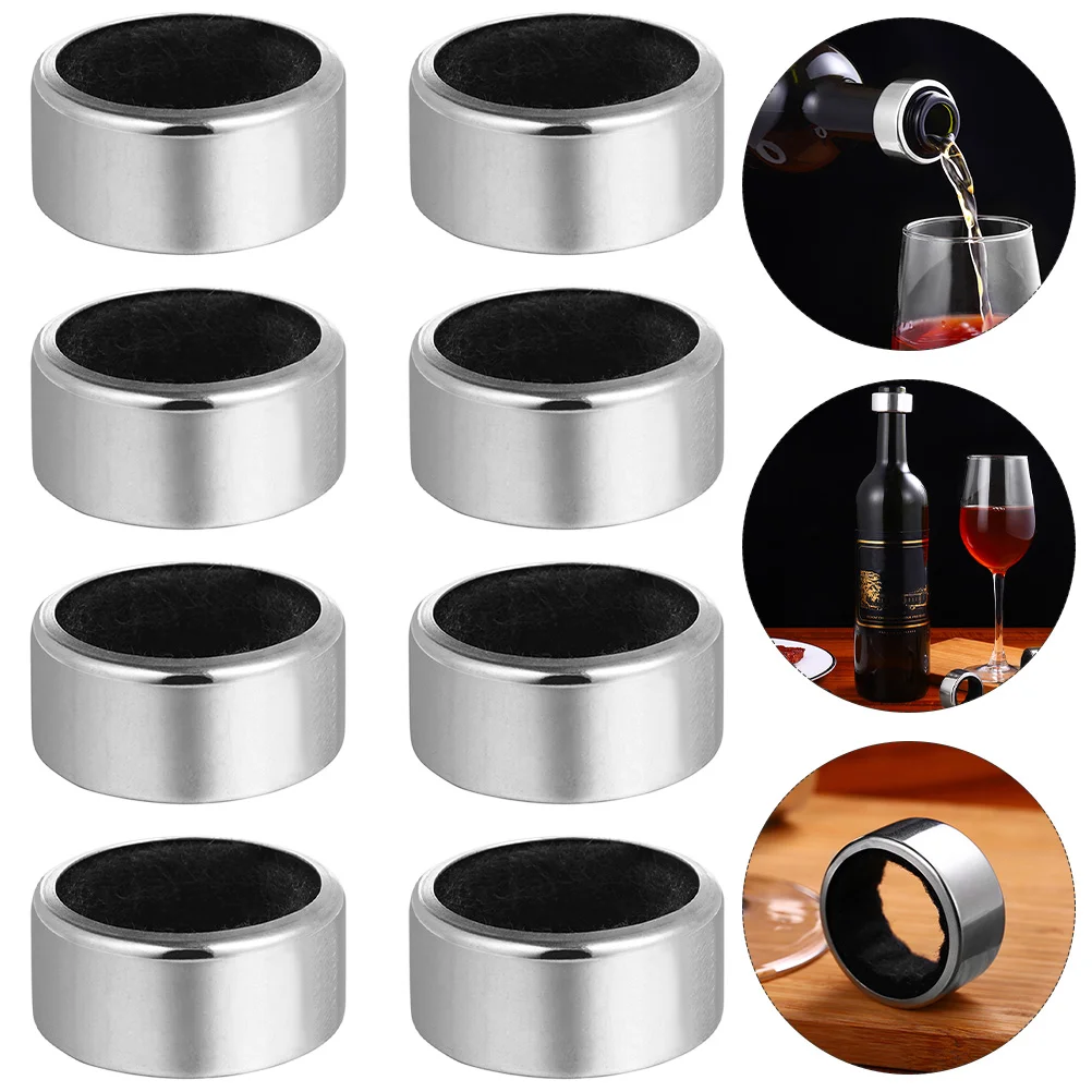 Drip Bottle Ring Collar Champagne Stop Rings Stoppers Drop Catcher Pour Neck Server Disc Accessory Redcaps Steel Stainless
Drip Bottle Ring Collar Champagne Stop Rings Stoppers Drop Catcher Pour Neck Server Disc Accessory Redcaps Steel Stainless