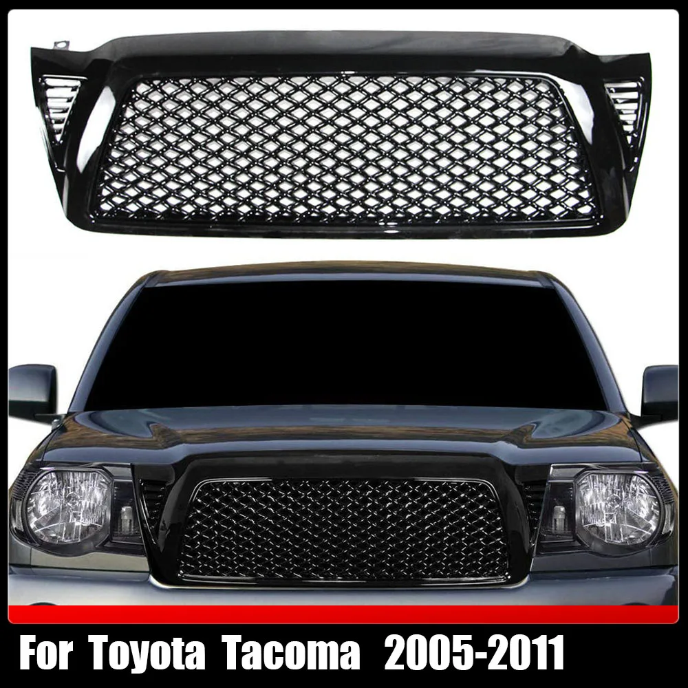Racing Grille Grills Mesh Front Bumper Grilles ABS Gloss Black Radiator Trim Cover Modified For Toyota Tacoma 2005-2011
Racing Grille Grills Mesh Front Bumper Grilles ABS Gloss Black Radiator Trim Cover Modified For Toyota Tacoma 2005-2011
