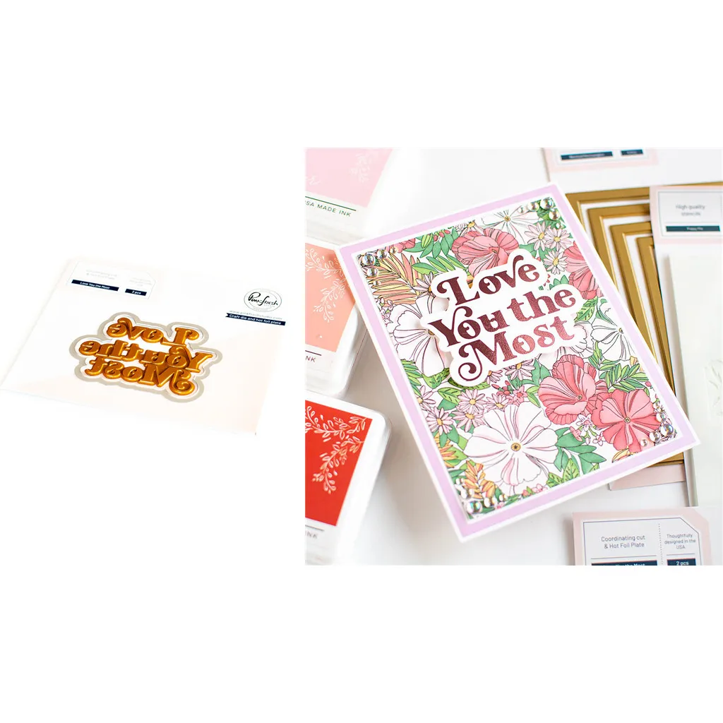 2022 New Love You The Most Hot Foil Metal Cutting Dies Diy Molds Scrapbooking Paper Making Crafts Template Handmade Card
2022 New Love You The Most Hot Foil Metal Cutting Dies Diy Molds Scrapbooking Paper Making Crafts Template Handmade Card