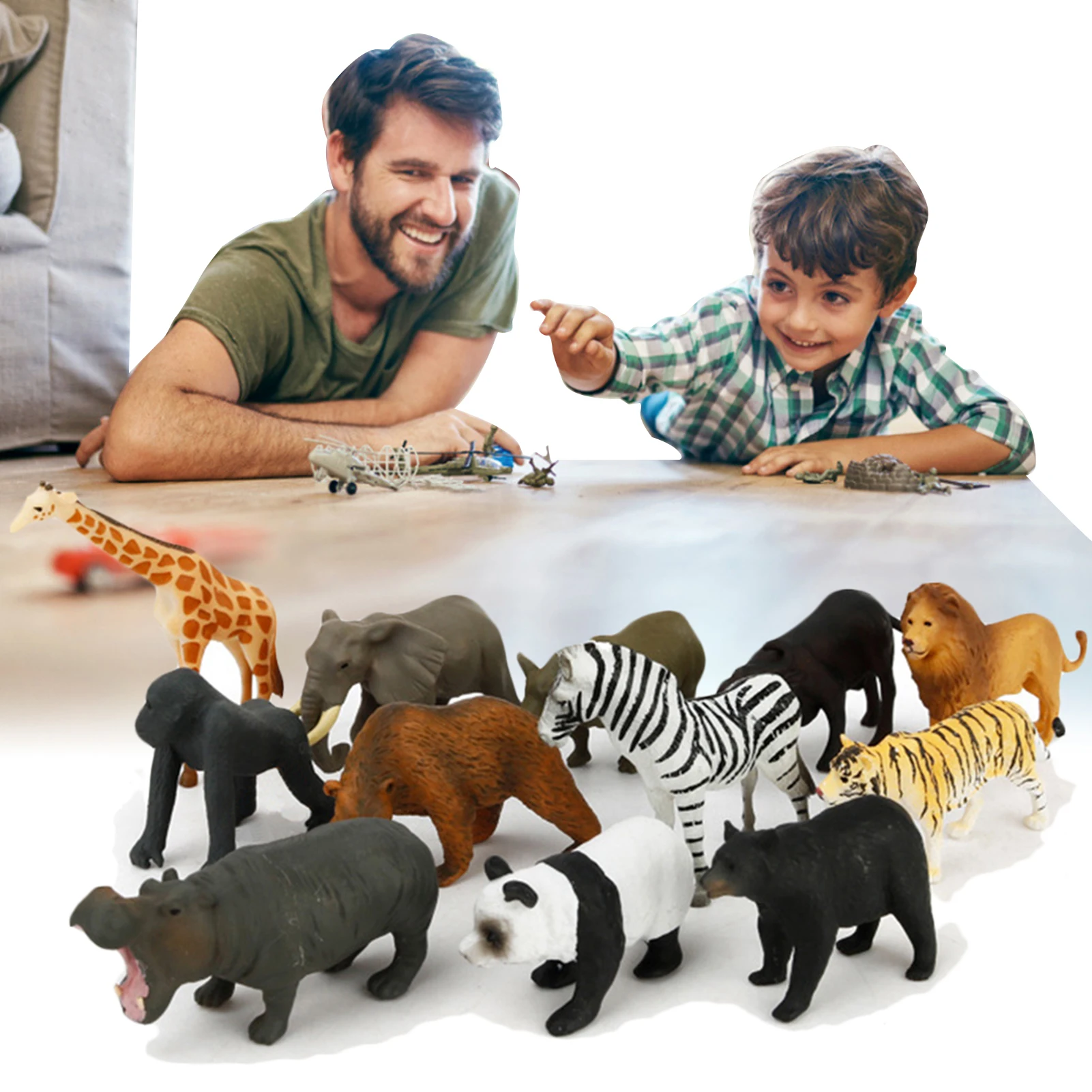 12Pcs Animals Figurine Toy Realistic Jungle Wild Animals Toys Boys And Girls Birthday Party Favors Forest Farm Educational Toys
12Pcs Animals Figurine Toy Realistic Jungle Wild Animals Toys Boys And Girls Birthday Party Favors Forest Farm Educational Toys