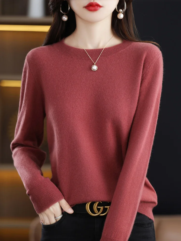 100% Merino Wool Cashmere Sweater Ladies Crew Neck Pullover Autumn / Winter New Fashion Knitted Thermal Top Basics Special Offer
100% Merino Wool Cashmere Sweater Ladies Crew Neck Pullover Autumn / Winter New Fashion Knitted Thermal Top Basics Special Offer