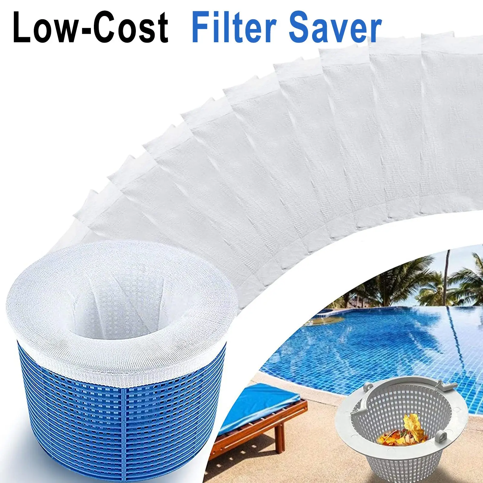 30/50/100pcs Pool Filter Skimmer Socks Pool Skimmer Replacement Reservoir Elastic Pool Filter Socks Water Sports Swimming Parts
30/50/100pcs Pool Filter Skimmer Socks Pool Skimmer Replacement Reservoir Elastic Pool Filter Socks Water Sports Swimming Parts