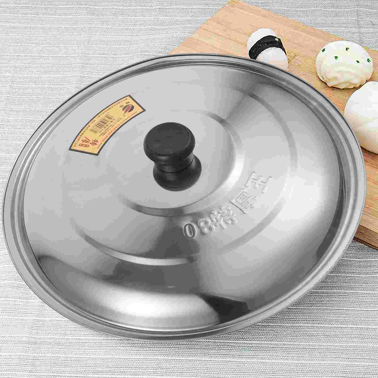 Stainless Steel Pot Lid Kitchen Supply Accessory Round Cover Roasting Pan Multi-function Home Frying
Stainless Steel Pot Lid Kitchen Supply Accessory Round Cover Roasting Pan Multi-function Home Frying