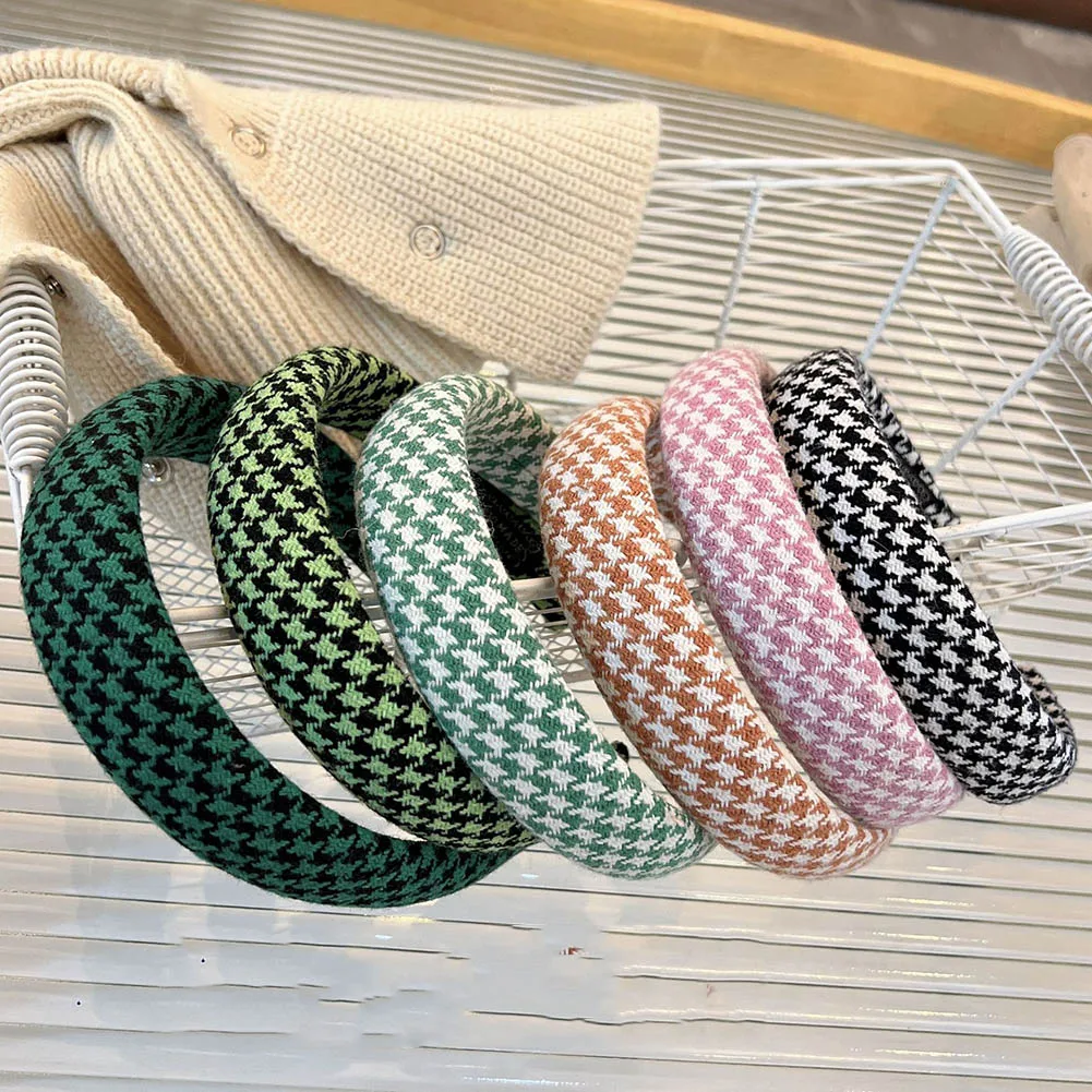 Houndstooth Pattern Women Headband Wide-brimmed European Style Hair Hoop Bezel Fashion Hairbands For Women Hair Accessories
Houndstooth Pattern Women Headband Wide-brimmed European Style Hair Hoop Bezel Fashion Hairbands For Women Hair Accessories