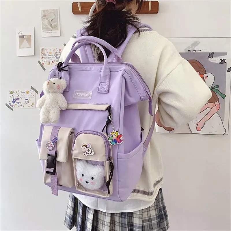 Korean Style High School Girls Backpack School Bags For Teenage Girls Multi Pockets New Kawaii Backpack Women Harajuku Cute
Korean Style High School Girls Backpack School Bags For Teenage Girls Multi Pockets New Kawaii Backpack Women Harajuku Cute