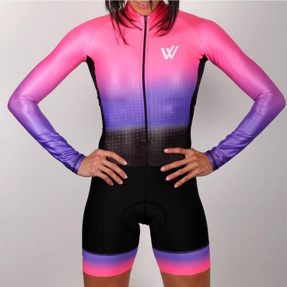 Women Triathlon Suit Cycling Skinsuit Kit Women Clothes Long Sleeve Ciclismo Feminino Body Suits Wear Rompers Jumpsuit
Women Triathlon Suit Cycling Skinsuit Kit Women Clothes Long Sleeve Ciclismo Feminino Body Suits Wear Rompers Jumpsuit