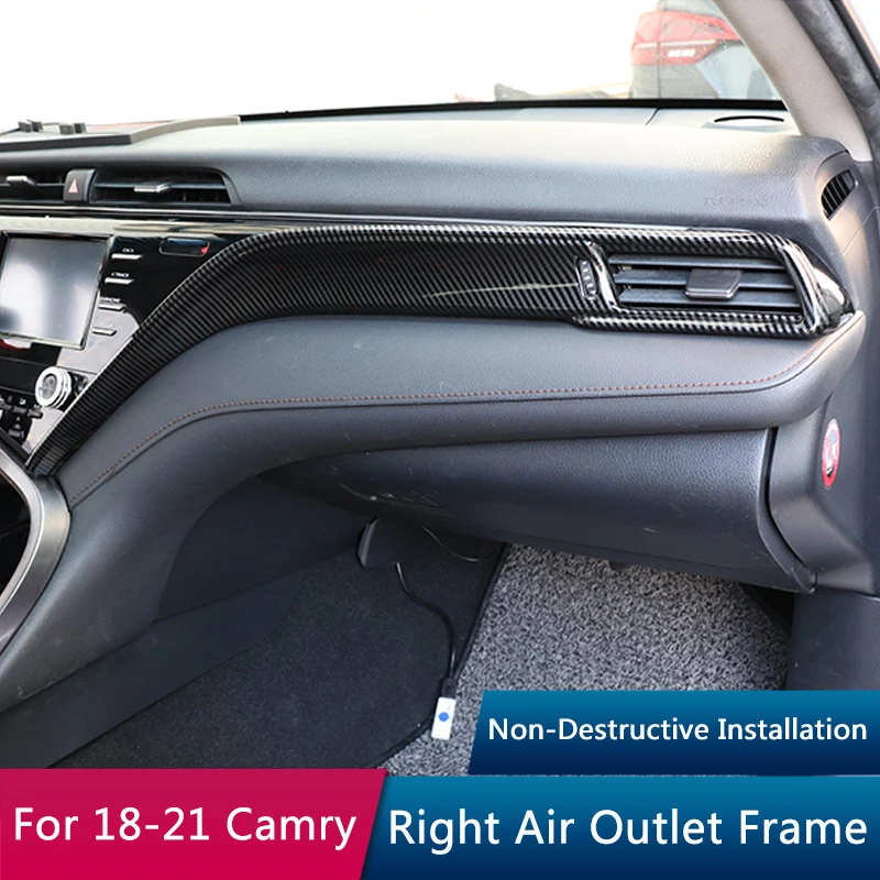 QHCP Dashboard Right Air Vent Strip Molding Side Air Outlet Vent Cover Panel Trims For Toyota Camry 2018-2021 Interior Accessory
QHCP Dashboard Right Air Vent Strip Molding Side Air Outlet Vent Cover Panel Trims For Toyota Camry 2018-2021 Interior Accessory