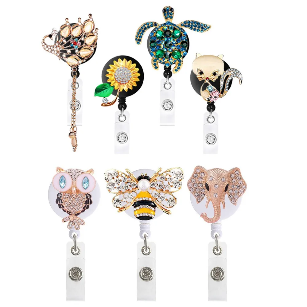 Shape Card Badge Holder Nurse Owl Butterfly Id Diamond Metal Ornament Doctor Retractable Reel Clip Badge Students 1pc New Holder
Shape Card Badge Holder Nurse Owl Butterfly Id Diamond Metal Ornament Doctor Retractable Reel Clip Badge Students 1pc New Holder