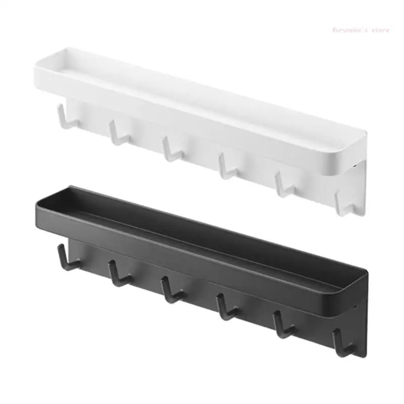 Wall-Mounted Magnetic for KEY Mail Holder Rack Organizer Shelf with 6 Hooks Tray HX6D
Wall-Mounted Magnetic for KEY Mail Holder Rack Organizer Shelf with 6 Hooks Tray HX6D