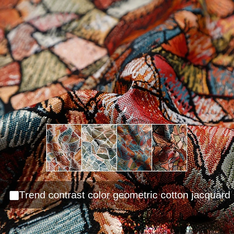 Geometric Jacquard Chemical Fiber Polyester Fabric Chenille Cotton Yarn Contrast Color Fashion Pillow Cushion Clothing Per Meter
Geometric Jacquard Chemical Fiber Polyester Fabric Chenille Cotton Yarn Contrast Color Fashion Pillow Cushion Clothing Per Meter
