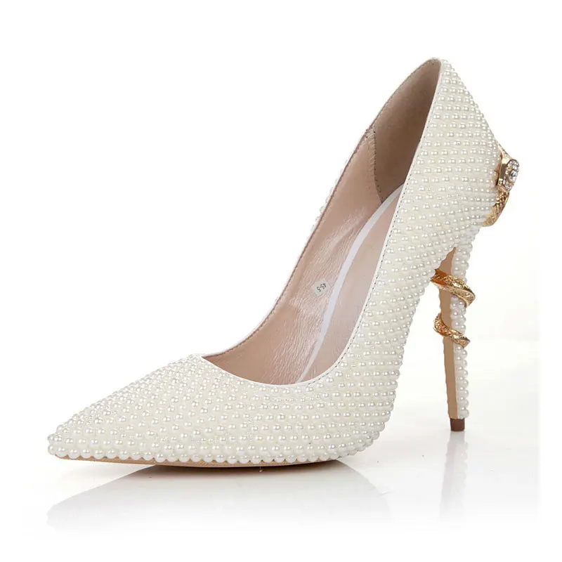 Spring Autumn Wedding Women Pumps PU 12CM Thin High Heels Pointed Toe Shallow Slip-On Rhinestone Shoes For Women White
Spring Autumn Wedding Women Pumps PU 12CM Thin High Heels Pointed Toe Shallow Slip-On Rhinestone Shoes For Women White
