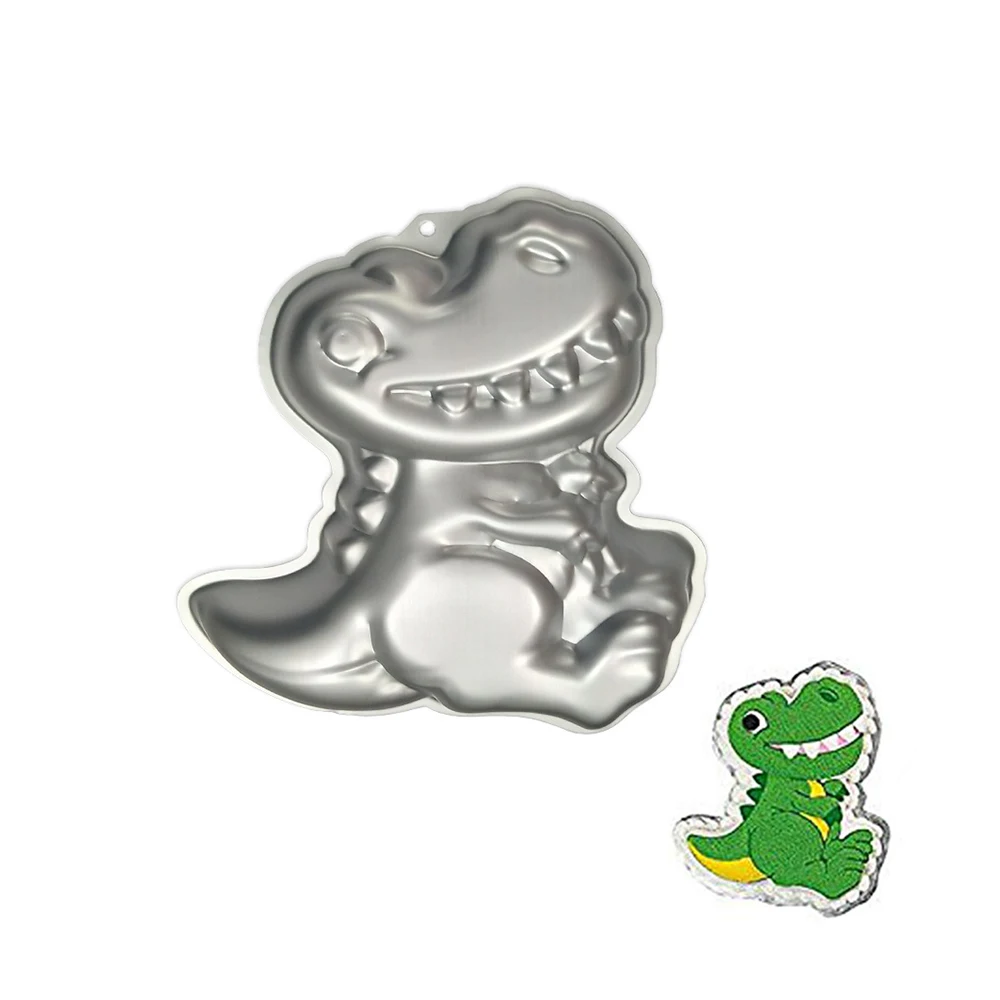3-D Aluminum Dinosaur Cake Pan For Kids Non Stick Cake Baking Pans Metal Bakeware Birthday Mold 0913
3-D Aluminum Dinosaur Cake Pan For Kids Non Stick Cake Baking Pans Metal Bakeware Birthday Mold 0913