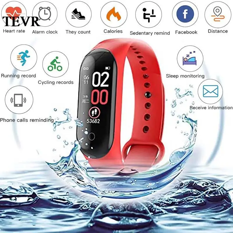 TEVR Smart Watches Sport Wristband for Women LED Screen Fitness Traker Bluetooth Waterproof Lady Watchs Sports Brand Watch
TEVR Smart Watches Sport Wristband for Women LED Screen Fitness Traker Bluetooth Waterproof Lady Watchs Sports Brand Watch