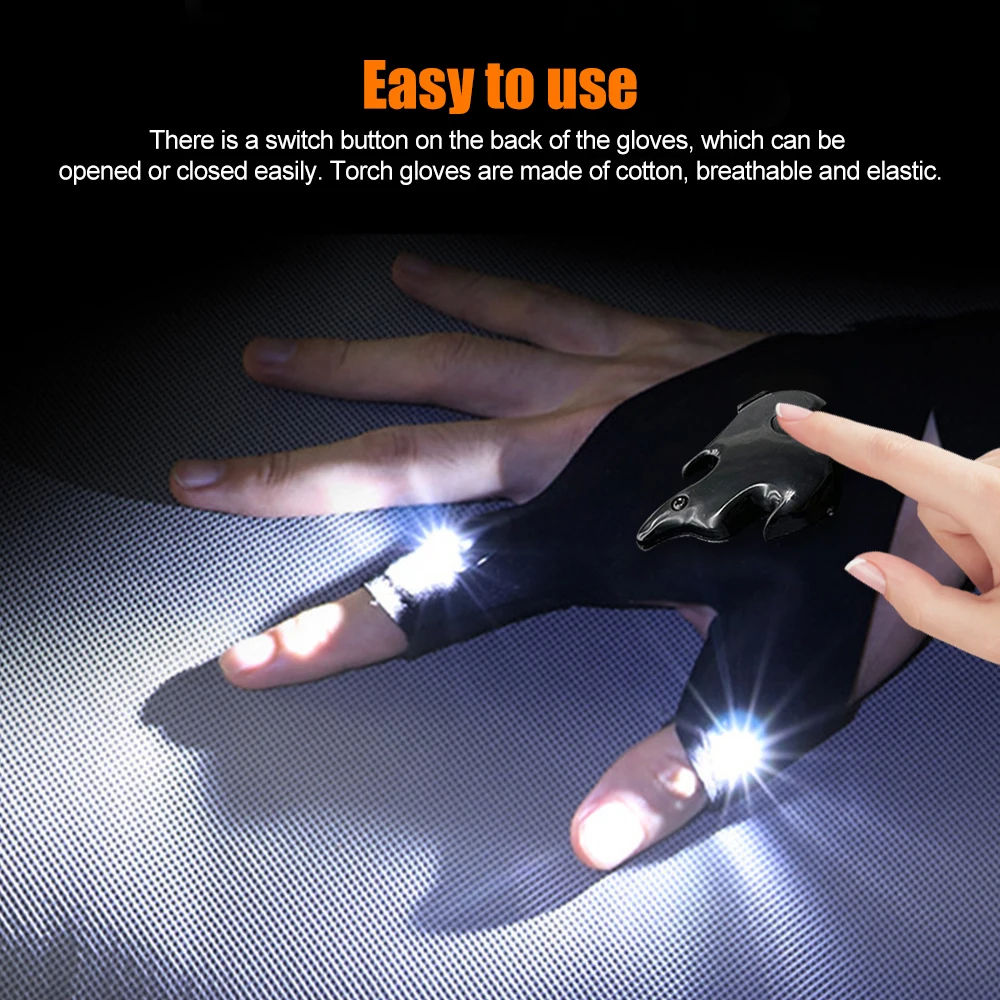 Led Glove Night Light Waterproof Fishing Gloves Flashlight Hunting Rescue Tool Outdoor Gear Cycling Practical Durable Fingerless
Led Glove Night Light Waterproof Fishing Gloves Flashlight Hunting Rescue Tool Outdoor Gear Cycling Practical Durable Fingerless