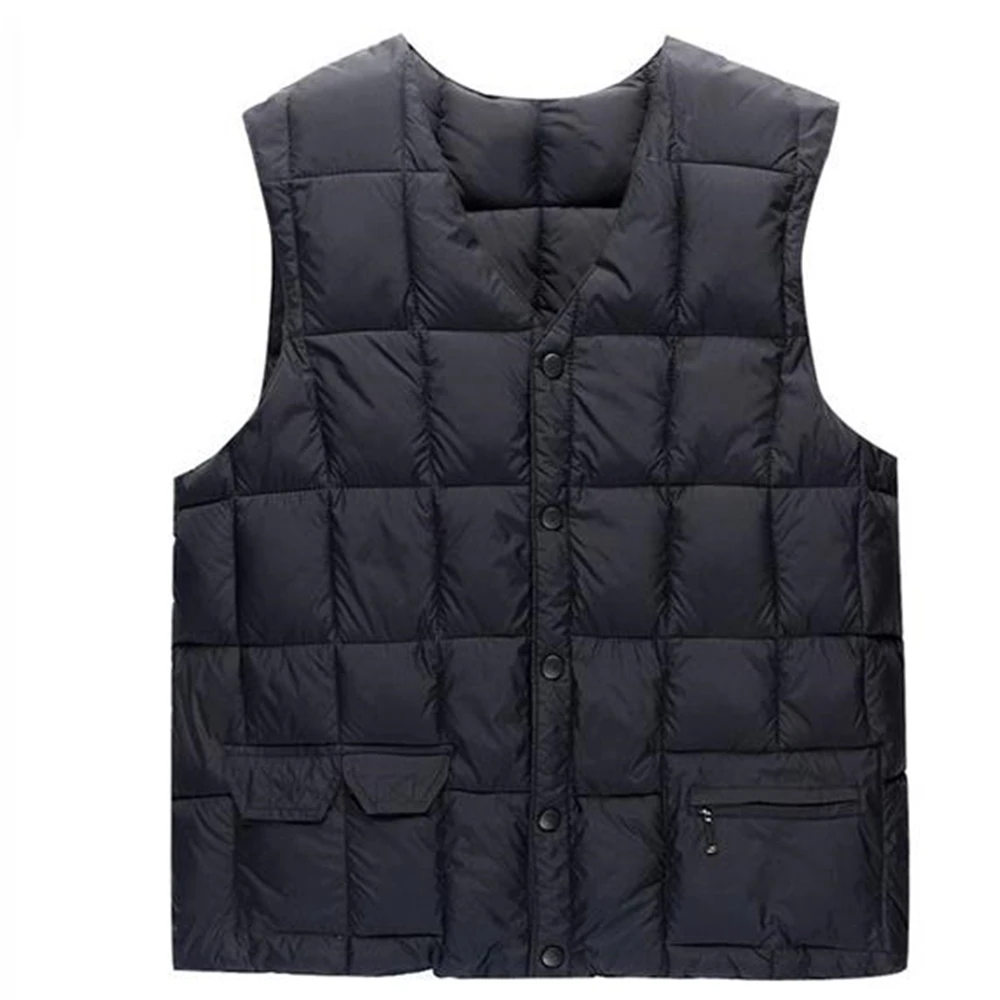 Cotton Padded Vest For Men Winter Thick Warm Streetwear Parka Sleeveless Jacket Casual Button Male Travel Gilet Waistcoat Xl-6xl
Cotton Padded Vest For Men Winter Thick Warm Streetwear Parka Sleeveless Jacket Casual Button Male Travel Gilet Waistcoat Xl-6xl
