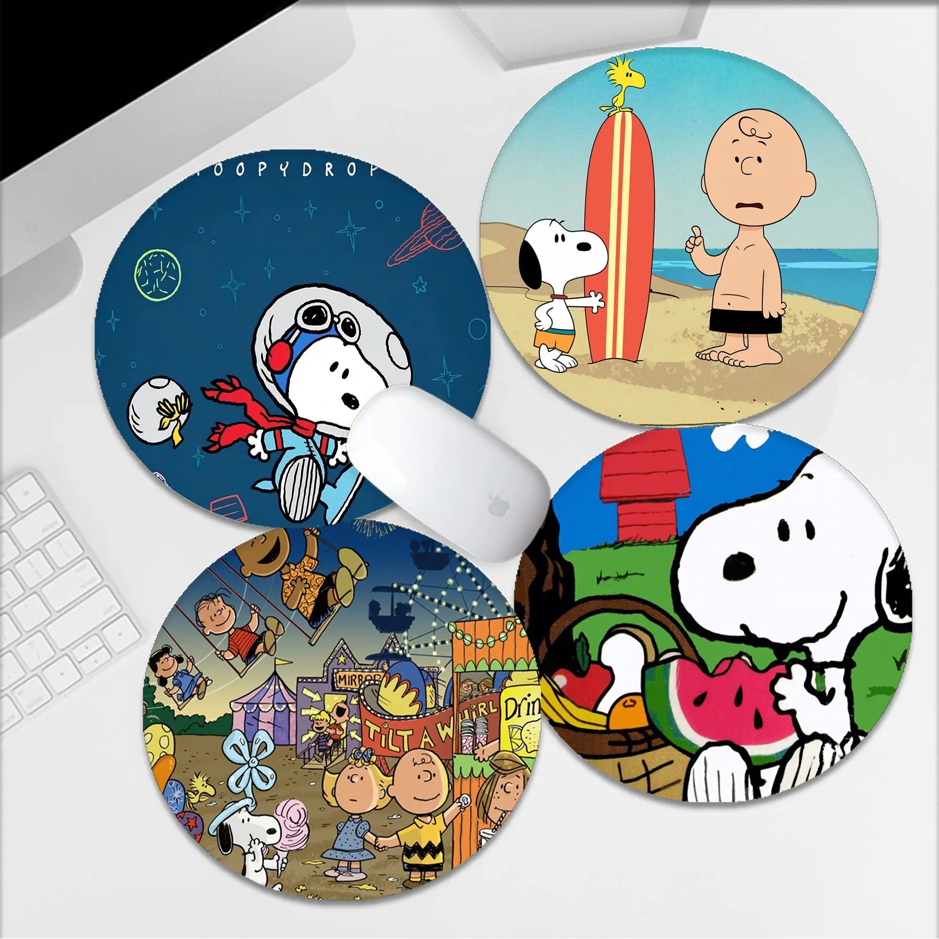 cartoon S-Snoopy Mousepad Non-slip Round Big Promotion Table Mat Student Mousepad Computer Keyboard Pad for PC Gamer Mousemat
cartoon S-Snoopy Mousepad Non-slip Round Big Promotion Table Mat Student Mousepad Computer Keyboard Pad for PC Gamer Mousemat