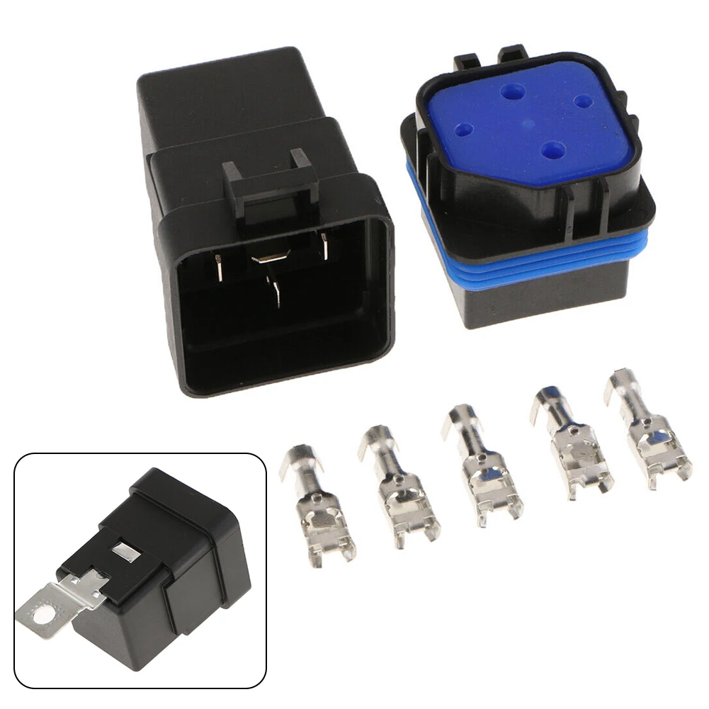 Car SUV RV Boat 12V 40Amp 5Pin Waterproof Sealed Integrated Relay Kit Socket DC12V Sealed Relay And Waterproof Design Socket
Car SUV RV Boat 12V 40Amp 5Pin Waterproof Sealed Integrated Relay Kit Socket DC12V Sealed Relay And Waterproof Design Socket
