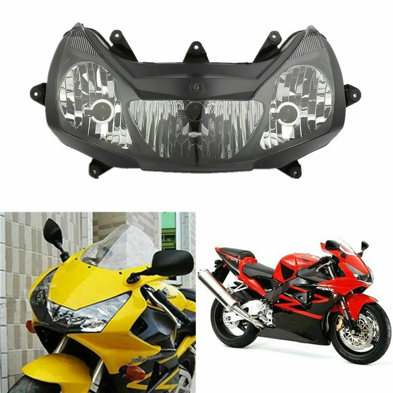 Motorcycle Front Clear Headlight Assembly Headlamp For Honda CBR954 CBR 954 2002-2003
Motorcycle Front Clear Headlight Assembly Headlamp For Honda CBR954 CBR 954 2002-2003