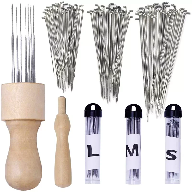Wool Felting Tool Kit Needle Felting Supplies with 90Pcs Needles 3Pcs Needle Bottles,2Pcs Needle Felting Pen for Beginner 
Wool Felting Tool Kit Needle Felting Supplies with 90Pcs Needles 3Pcs Needle Bottles,2Pcs Needle Felting Pen for Beginner