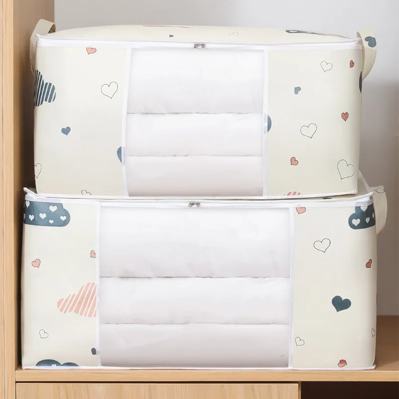Blanket Quilt Organizer Box Large Capacity Dustproof Storage Bag Household Foldable Storage Bag Clothes Closet Cabinet Organizer
Blanket Quilt Organizer Box Large Capacity Dustproof Storage Bag Household Foldable Storage Bag Clothes Closet Cabinet Organizer