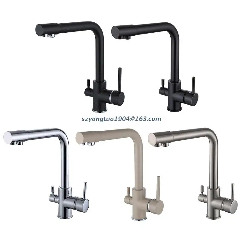 Double Water Outlet Faucet Kitchen Drinking Water Faucet Hot and Cold Mixer Tap
Double Water Outlet Faucet Kitchen Drinking Water Faucet Hot and Cold Mixer Tap