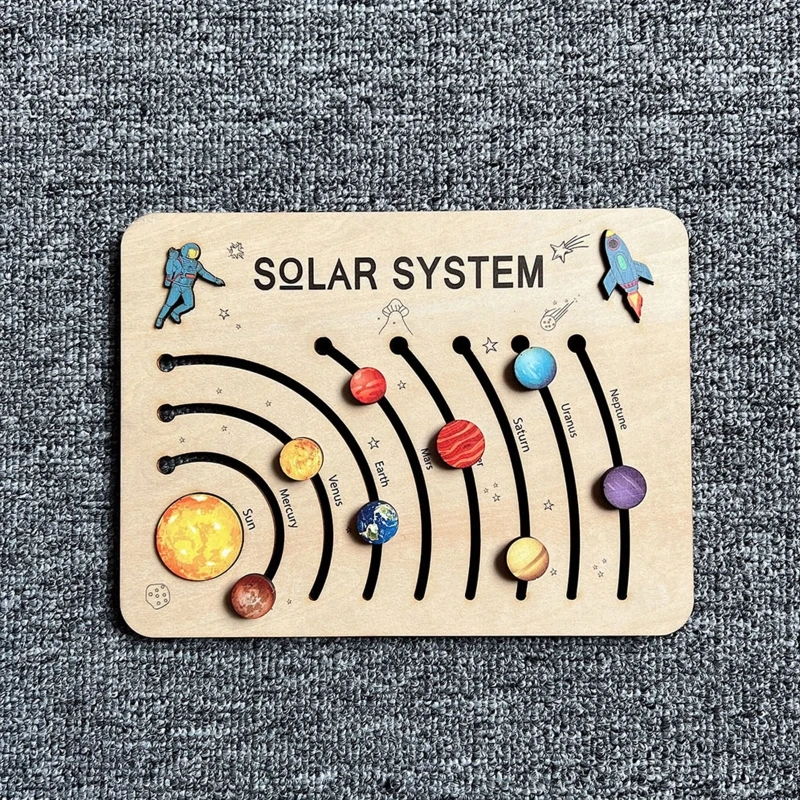 Kids Interactive Planet Wooden Puzzle Educational for Play Funny Table Toy Best Gift for Indoor/Outdoor Supplies Easter
Kids Interactive Planet Wooden Puzzle Educational for Play Funny Table Toy Best Gift for Indoor/Outdoor Supplies Easter