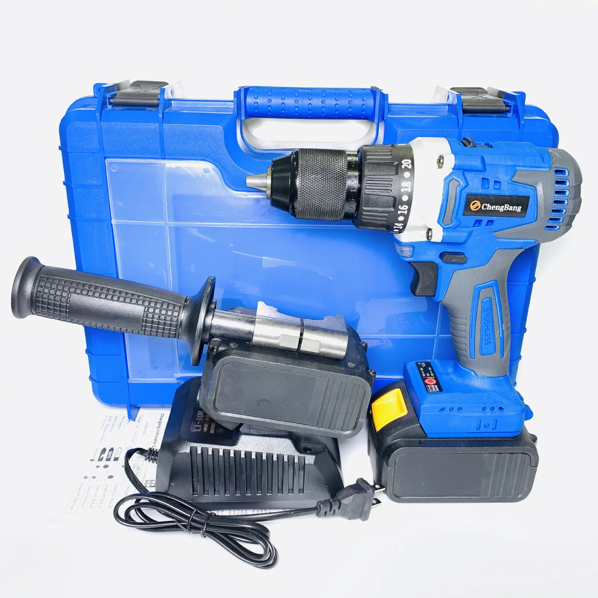 Lithium brushless 13 mm electric drill KX01 high torque shaft lock Makita Battery
Lithium brushless 13 mm electric drill KX01 high torque shaft lock Makita Battery