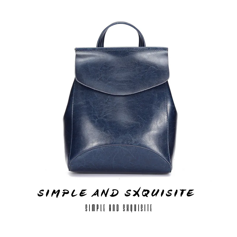 New Women's Bag Retro Style Cowhide Backpack One Shoulder Dual Use Backpack Simple Magnificent
New Women's Bag Retro Style Cowhide Backpack One Shoulder Dual Use Backpack Simple Magnificent