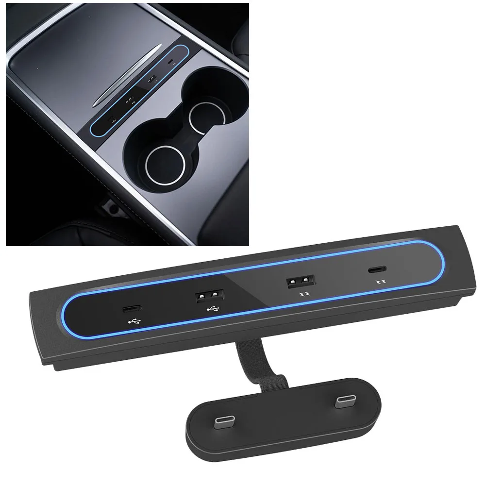 Intelligent USB Shunt Docking Station For Tesla 2021 Model 3 Y 27W Quick Charger Auto Electronics Interior Parts Car Accessories
Intelligent USB Shunt Docking Station For Tesla 2021 Model 3 Y 27W Quick Charger Auto Electronics Interior Parts Car Accessories