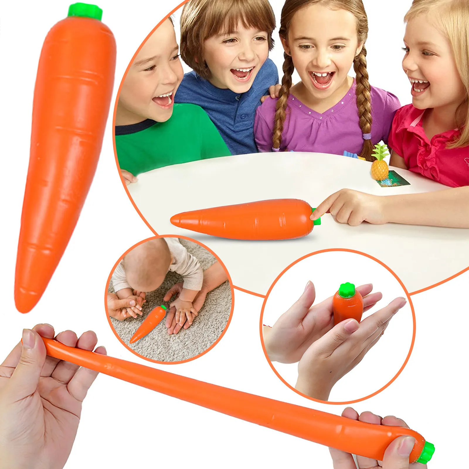 1PC Cute Cartoon Carrot Slow Rising Toys Stress Reliever Collection Gift Extrusion Toy Clapboard Toy
1PC Cute Cartoon Carrot Slow Rising Toys Stress Reliever Collection Gift Extrusion Toy Clapboard Toy