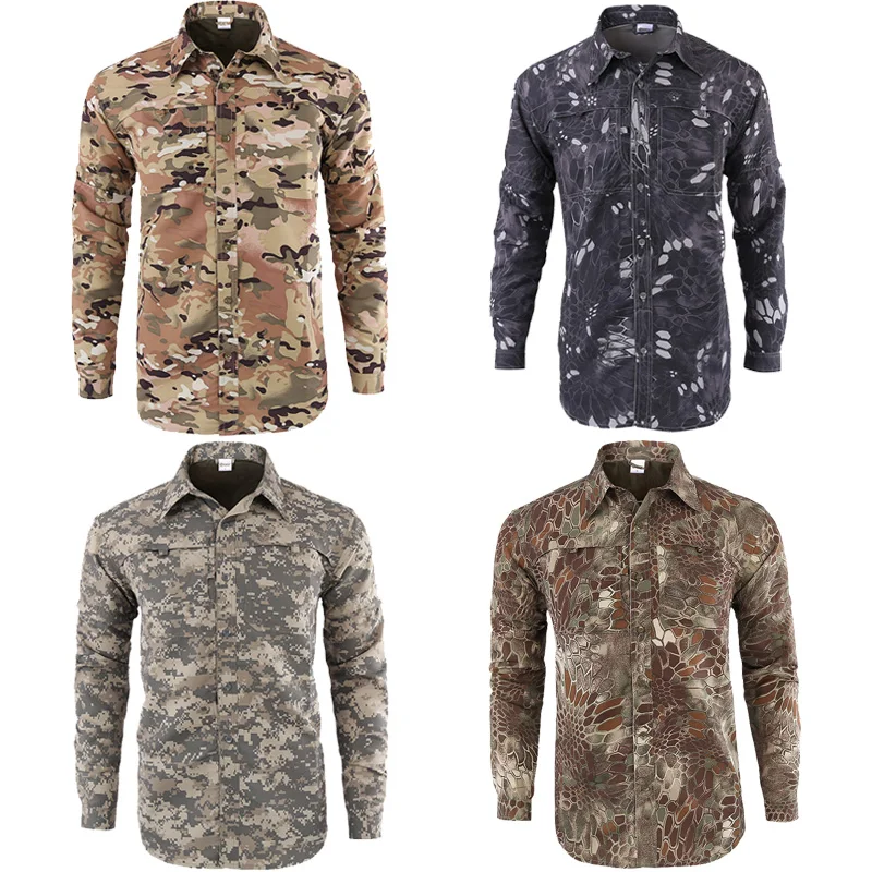 Быстросохнущая тактическая рубашка для активного отдыха, съемная рубашка двойного назначения в стиле милитари с веером MC, камуфляжная руба...
Быстросохнущая тактическая рубашка для активного отдыха, съемная рубашка двойного назначения в стиле милитари с веером MC, камуфляжная руба...