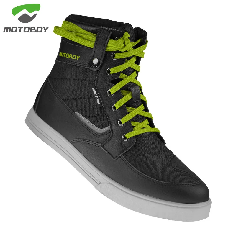 Мужские мотоциклетные ботинки MOTOBOY из искусственной кожи, сетчатые водонепроницаемые дышащие гоночные ботинки для верховой езды, зеленые М...
Мужские мотоциклетные ботинки MOTOBOY из искусственной кожи, сетчатые водонепроницаемые дышащие гоночные ботинки для верховой езды, зеленые М...
