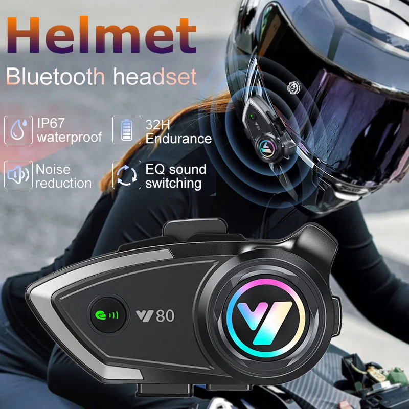 Мотоциклетный шлем гарнитура Bluetooth 5,3 Наушники Беспроводные громкой связи IP67 водонепроницаемые наушники CVC DSP шумоподавление
Мотоциклетный шлем гарнитура Bluetooth 5,3 Наушники Беспроводные громкой связи IP67 водонепроницаемые наушники CVC DSP шумоподавление