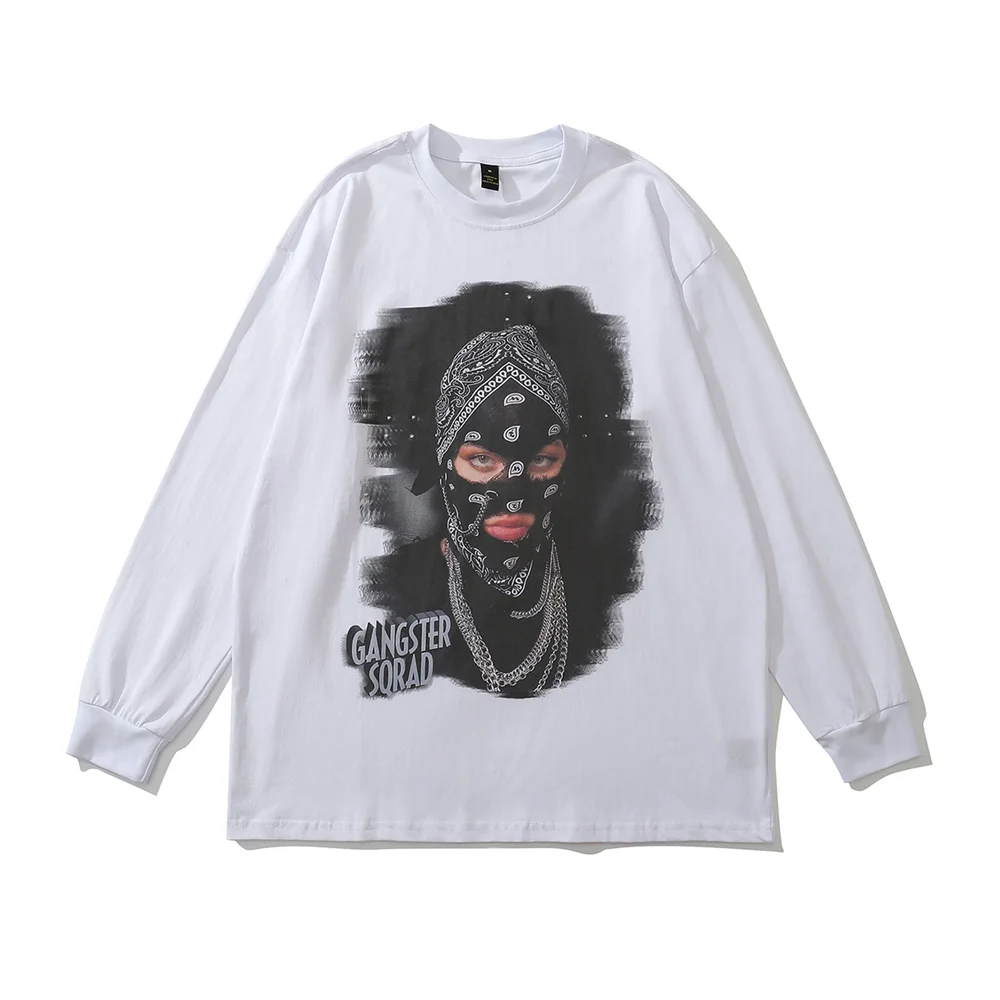 Men Cozy Long Sleeve T Shirt Gangster Girl Printed T-Shirt 2022 Fashion Harajuku Cotton Casual White Tops Hip Hop Streetwear Tee
Men Cozy Long Sleeve T Shirt Gangster Girl Printed T-Shirt 2022 Fashion Harajuku Cotton Casual White Tops Hip Hop Streetwear Tee