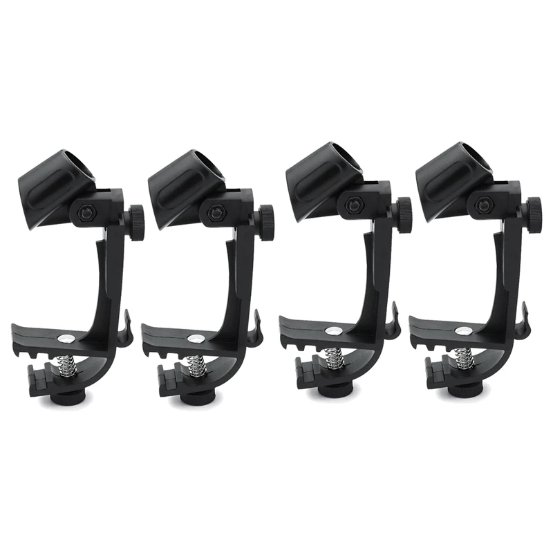 Drum Microphone Clips, 4-Pack Adjustable Drum Microphone Clip Ring Mounting Clips Snare Drum Clip Sleeve, Black
Drum Microphone Clips, 4-Pack Adjustable Drum Microphone Clip Ring Mounting Clips Snare Drum Clip Sleeve, Black
