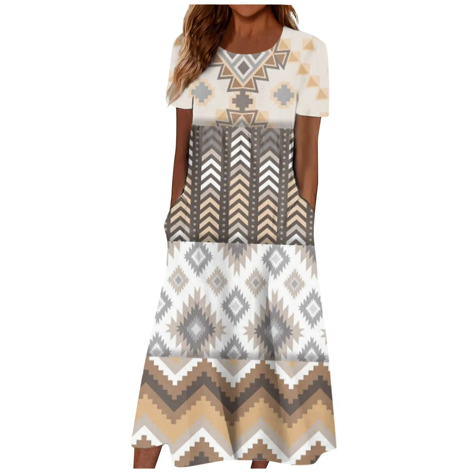 Длинные женские платья, летнее повседневное модное традиционное винтажное платье с принтом, коротким рукавом, круглым вырезом и карманами, ...
Длинные женские платья, летнее повседневное модное традиционное винтажное платье с принтом, коротким рукавом, круглым вырезом и карманами, ...