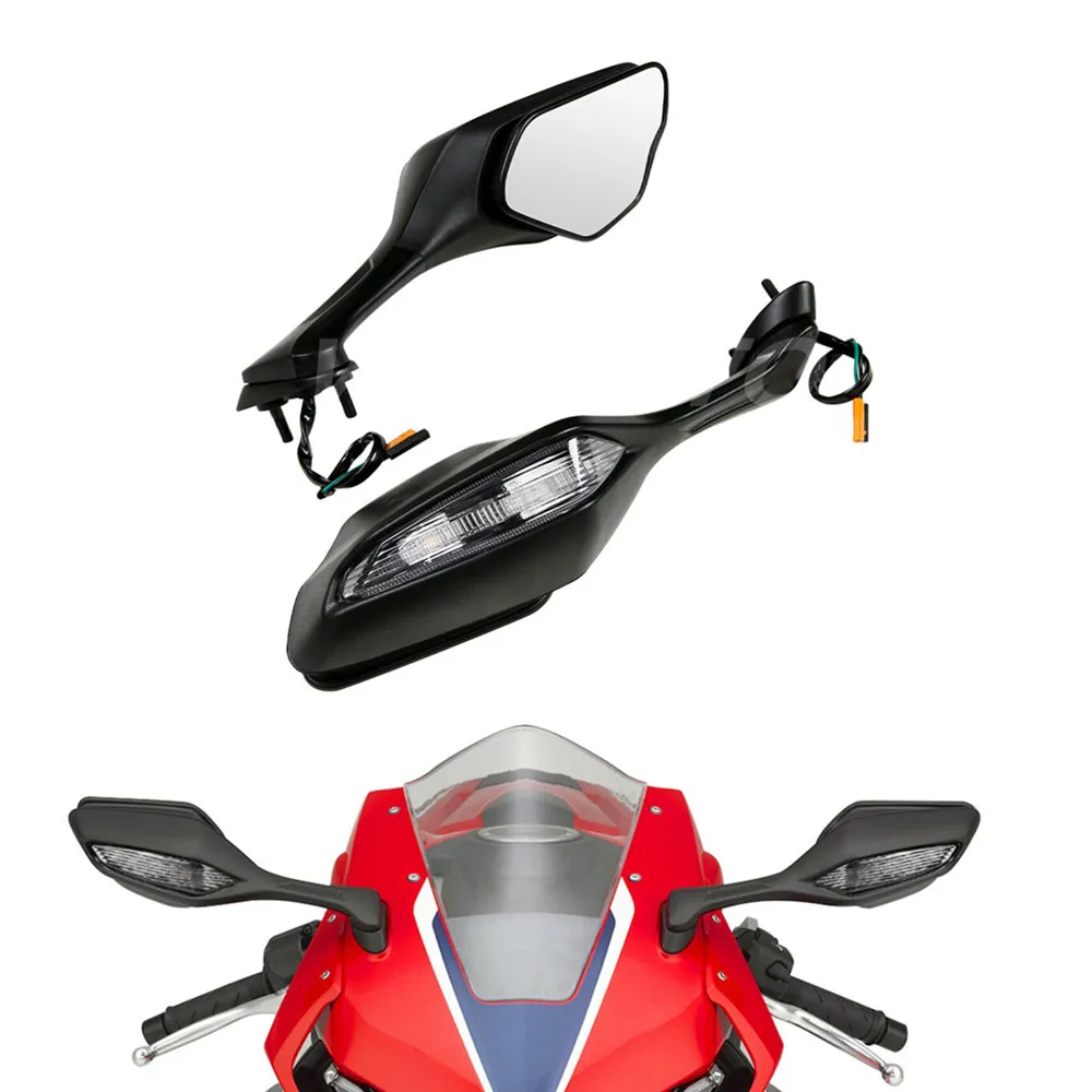 Rear View Mirrors LED Turn Signals Fit For Honda CBR1000RR 2017-2019 2018 2017
Rear View Mirrors LED Turn Signals Fit For Honda CBR1000RR 2017-2019 2018 2017
