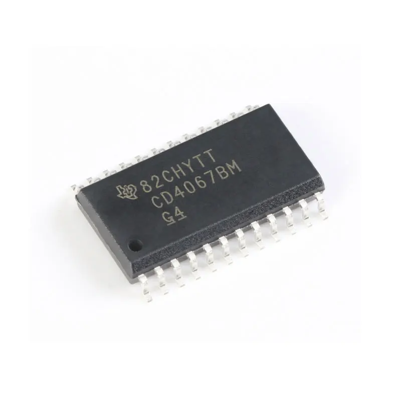 10PCS/Pack New Original CD4067BM96 SOIC-24 CMOS single-channel 16-channel analog multiplexer chip
10PCS/Pack New Original CD4067BM96 SOIC-24 CMOS single-channel 16-channel analog multiplexer chip