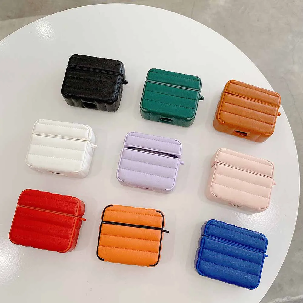 Роскошный розовый синий черный однотонный чехол из искусственной кожи для AirPods 1 2 Pro Чехол для Airpods 3 Bluetooth наушники зарядное устройство чехол
Роскошный розовый синий черный однотонный чехол из искусственной кожи для AirPods 1 2 Pro Чехол для Airpods 3 Bluetooth наушники зарядное устройство чехол