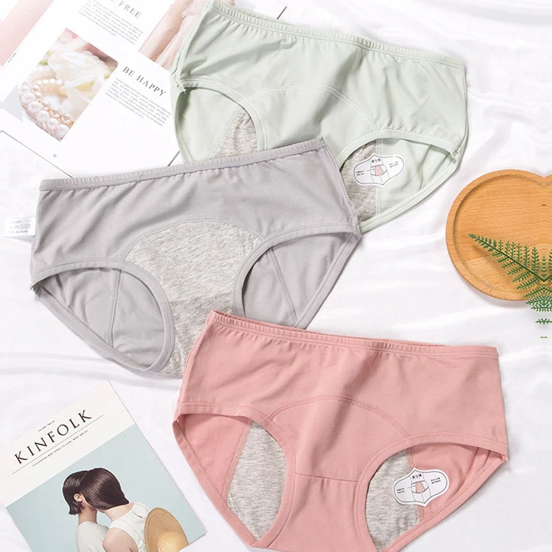 LeakProof Pure Cotton Panties for Menstruation High Rise Briefs Antibacterial Physiological Period Underwear Culotte Menstruelle
LeakProof Pure Cotton Panties for Menstruation High Rise Briefs Antibacterial Physiological Period Underwear Culotte Menstruelle
