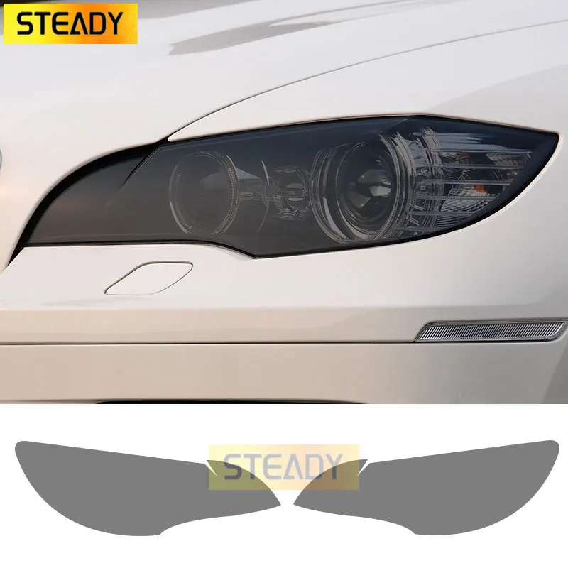 2 Pcs M Performance Car Headlight Protective Film Transparent Smoked Black TPU Sticker For BMW X6 2008-2014 E71 M Accessories
2 Pcs M Performance Car Headlight Protective Film Transparent Smoked Black TPU Sticker For BMW X6 2008-2014 E71 M Accessories