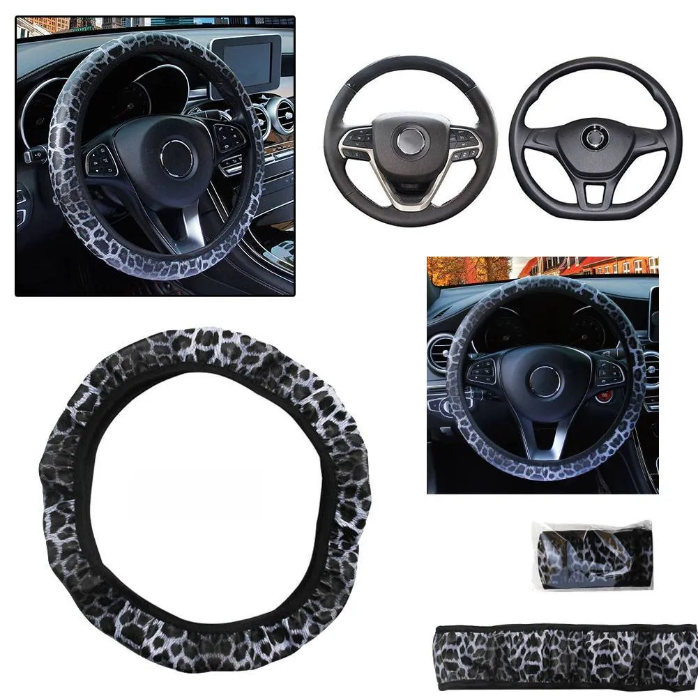 New Steering Wheel Cover Non-slip Soft Feeling 100% Brand New 37-38cm Four Seasons Leather Elastic Breathability
New Steering Wheel Cover Non-slip Soft Feeling 100% Brand New 37-38cm Four Seasons Leather Elastic Breathability